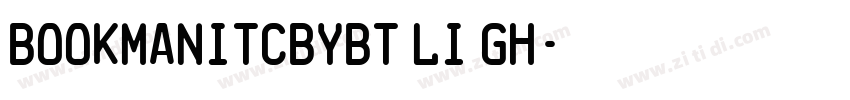 BookmanITCbyBT Li gh字体转换